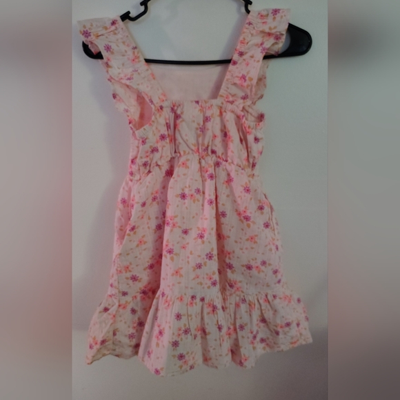 Cat & Jack Pink Floral Girls Dress With Pink Slip. Size 8🩷🩷 - Picture 2 of 5